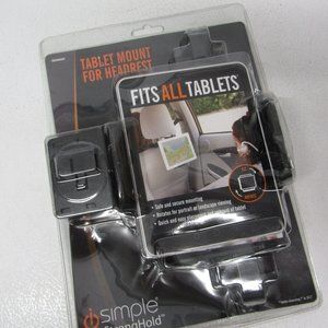 NWT! Simple Stronghold Tablet Mount for Car Head Rest